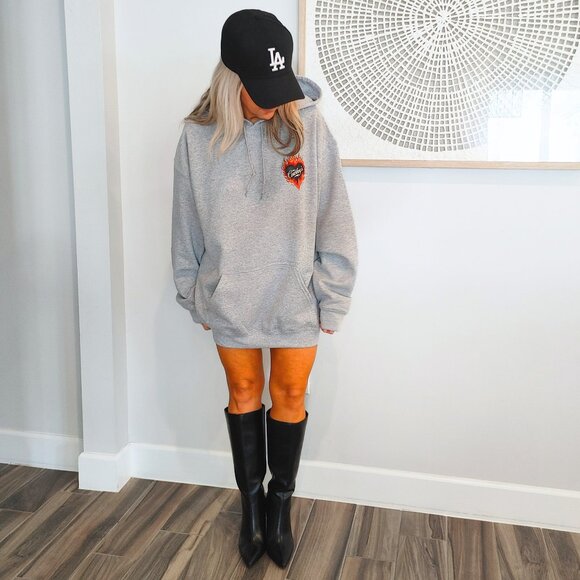 NWT Cowboys Flame Heart Hoodie - Picture 7 of 14